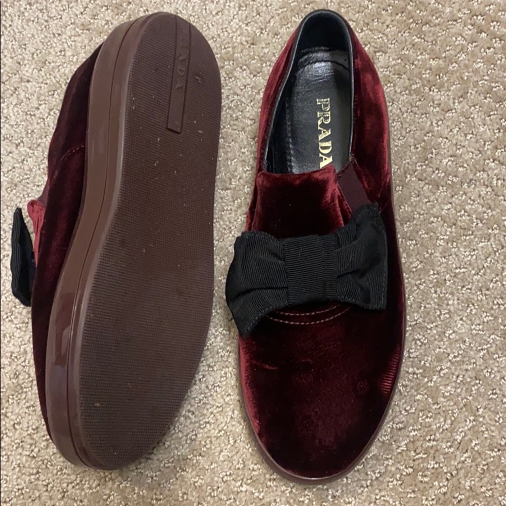 Prada slip ons